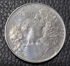 1966 Vatican City 100 Lire Coin