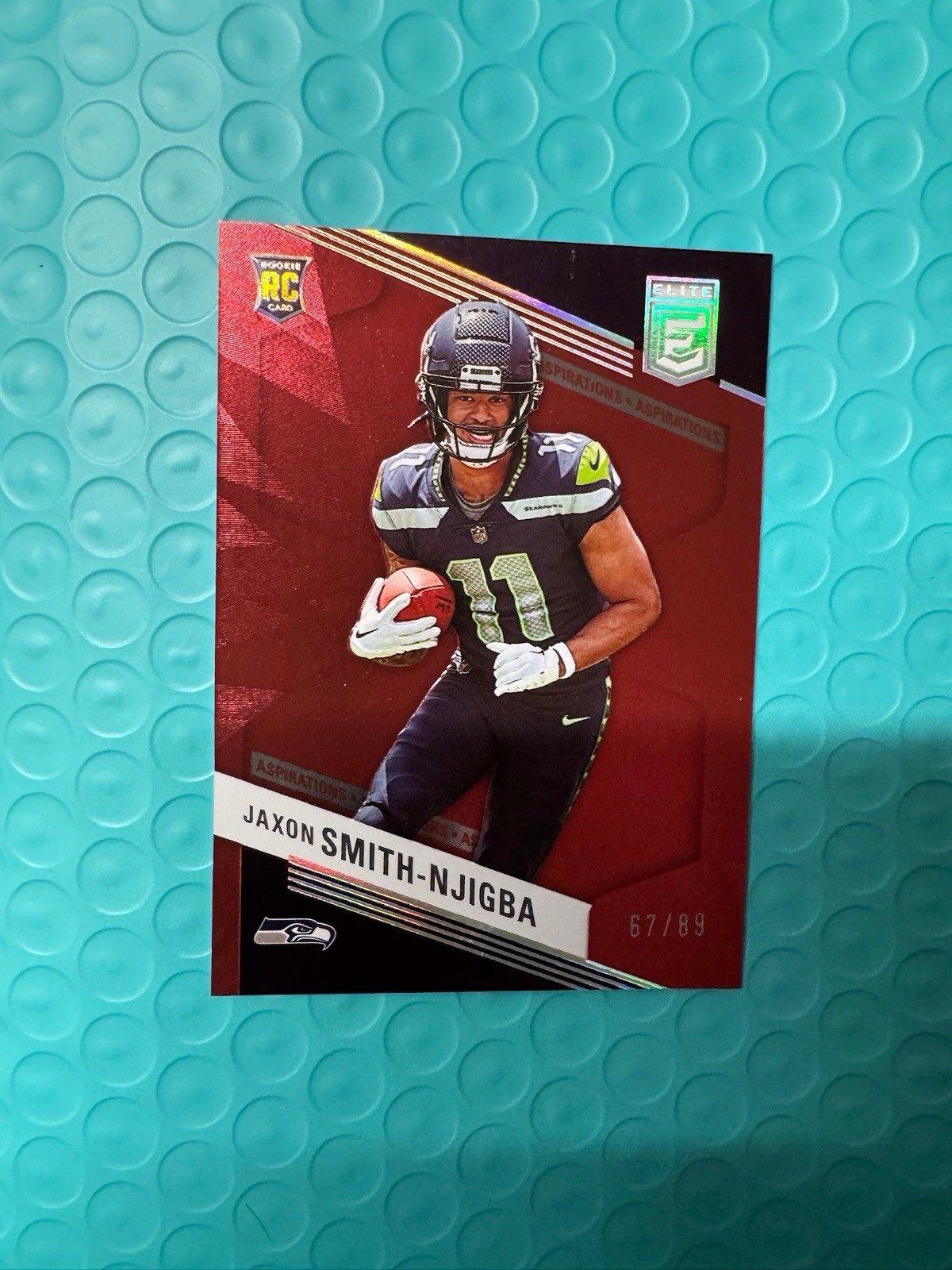 2023 Donruss Elite Jaxon Smith-Njigba RC #/89 RED ASPIRATIONS No. 151 Rookie SSP