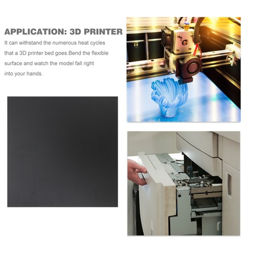2 PCS Hot Bed Stickers Carbon Fiber Texture Design Pet Build Plate Print Film - 第 12/12 張圖片