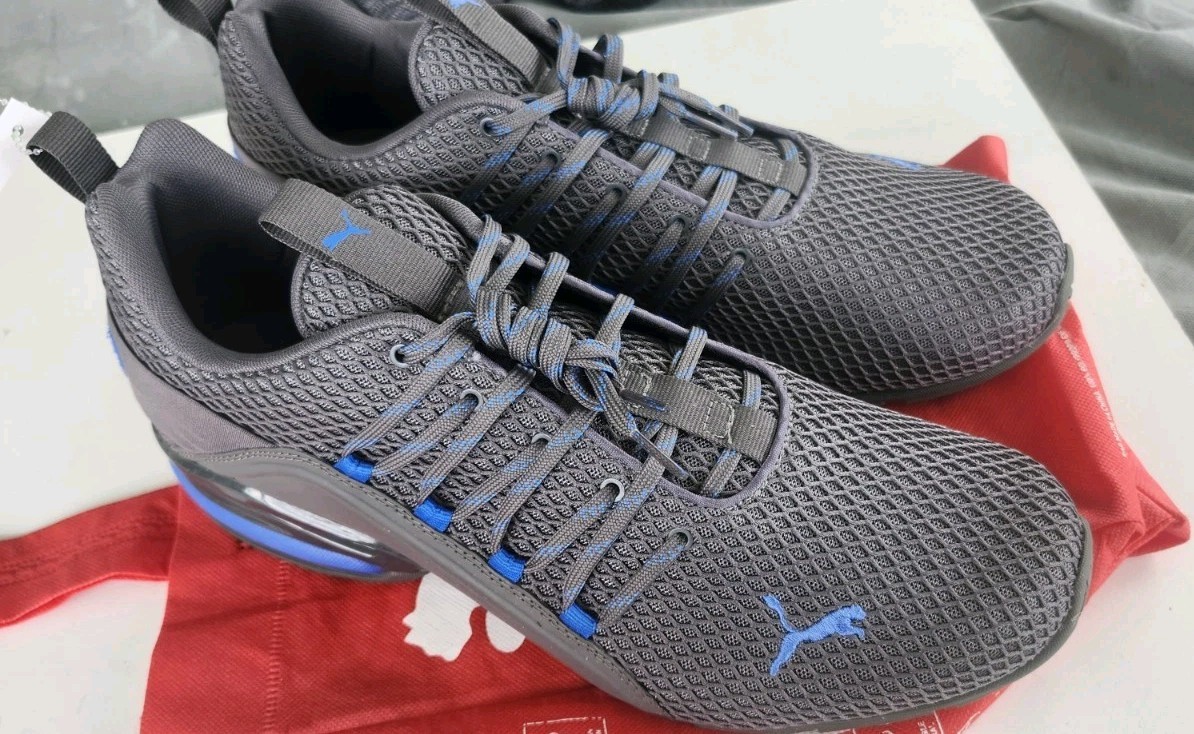 Puma Mens Axelion Spark (193481-02) Gray Running Walking