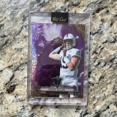 Wild Card Drew Allar Card Studs 2024 Football Serial Numbered 3/6