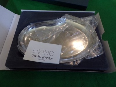 Georg JENSEN Schale Living BLOOM asymetrisch 29 x 25 cm TOP neu !