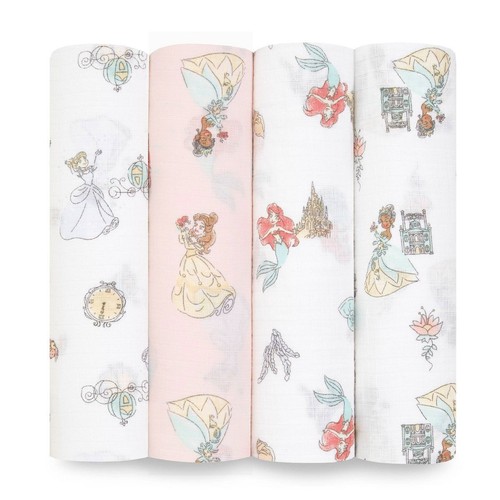 Aden + Anais Essentials Muslin Swaddle Blankets 4pk eBay