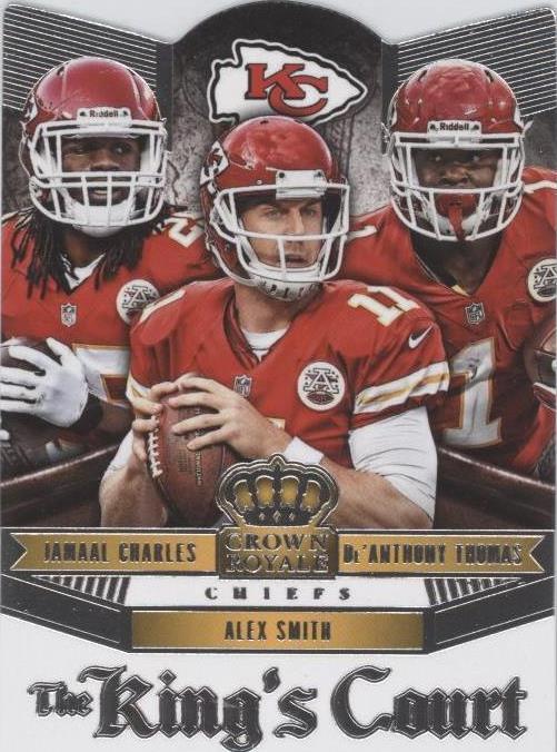 2014 Panini Crown Royale Alex Smith De'Anthony Thomas Jamaal Charles #KC23 - 1 of 2