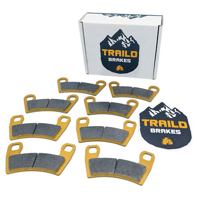 Polaris RZR S 1000 Front & Rear Ceramic Brake Pad Set 2016, 2017, 2018, 2019