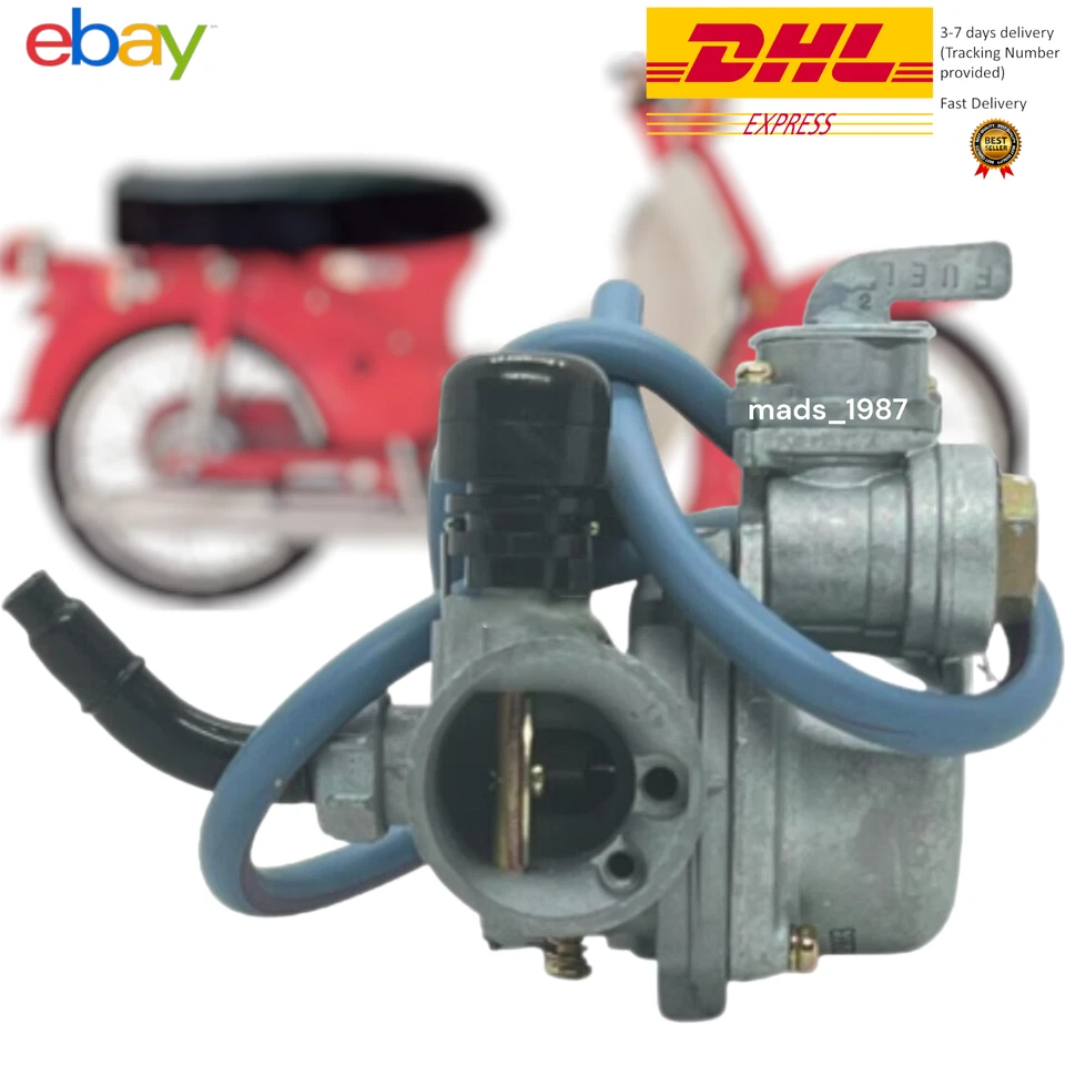 GENUINE THAI HONDA CARBURETOR C70 CT70 ATC70 ASSY STANDARD PART 16100-GBO-720 Foto 3 de 4