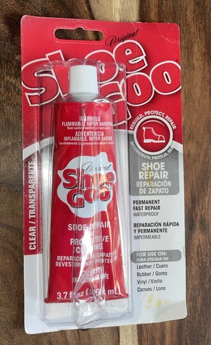 Shoe Goo Colle Réparation Chaussures - Transparente - 3.7 Fl Oz (110010) - Neuf