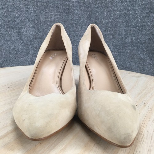 Décolleté Botkier Tacchi Donna 9,5 Stella slip on beige pelle punta casual - Foto 9 di 22