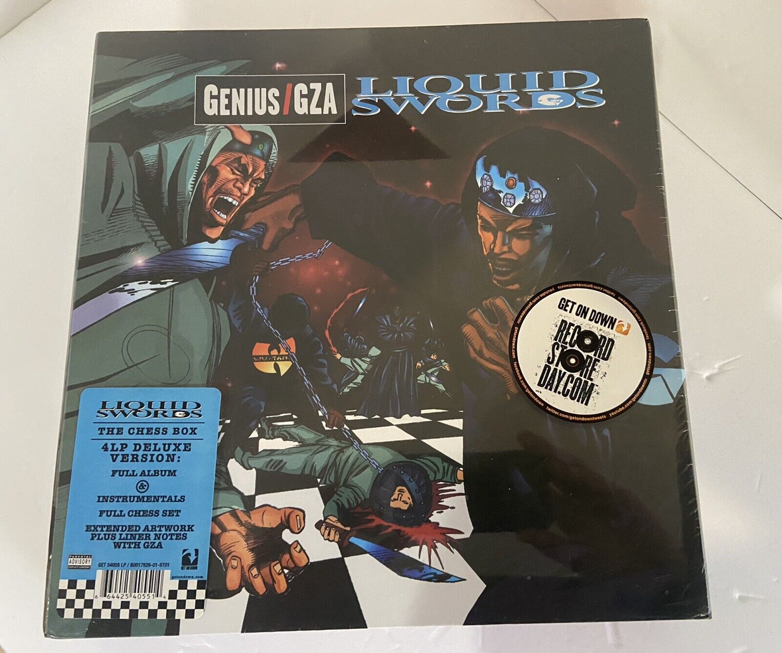 GZA Liquid Swords 4LP Liquid Swords - The Chess Box Vinyl Edition RSD Sealed New