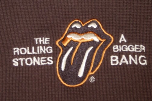 Rolling Stones Bigger Bang Waffelmuster Langarmshirt braun XL - Bild 2 von 4