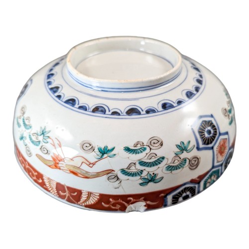 Antique Japanese Imari bowl with rare pattern - Picture 7 of 12
