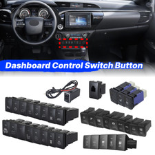 Blue Back Light LED Dashboard Control Switch Button For Toyota Tundra Mitsubishi