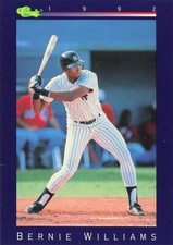 Bernie Williams Classic 1992 Baseball Card #102