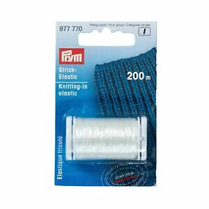 undefined | Details about 200m Prym Knitting In Invisible Thread Elastic Crochet