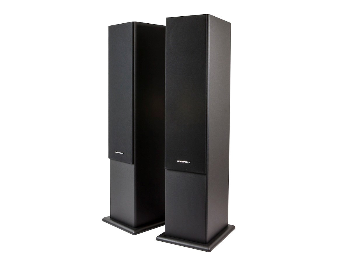 Monoprice Floor Speaker Tower, Black Pair of Floor Speaker) 12210 -New In  Box