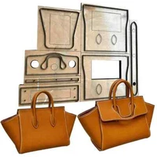 Handmade Leather Craft Tool Set Swing Bag Satchel Knife Die Japan Steel Blade...