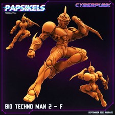 Bio Techno Man 2 - F DnD Miniatures Tabletop Gaming Tabletop Miniature