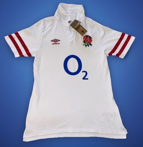 Umbro England Rugby with Tag - Home Classic Cotton Shirt 2022 - Six Nations - M