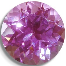 Lab Created Sapphire Pink Round 3 options Faceted Loose Gems since 1989 USA
