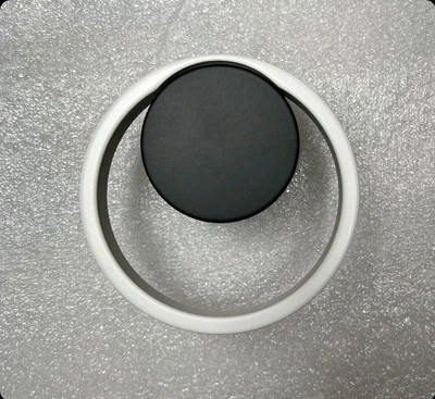 Rohl EC81IWMBW Eclissi Kitchen Faucet Handle Only Matte Black and White Round 