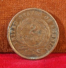 M&uuml;nze Coin USA Vereinigte Staaten 1864 Zwei Cent Vereinigte Staaten Von Amerika