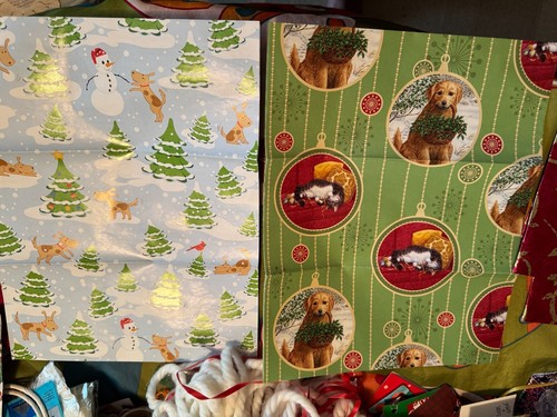 50 plus Blätter Seidenpapier, Geschenkpapier, Frosty Snow usw.... - Bild 5 von 14