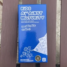 Kids Against Maturity Illustrated Edition Card Game Ages 10+