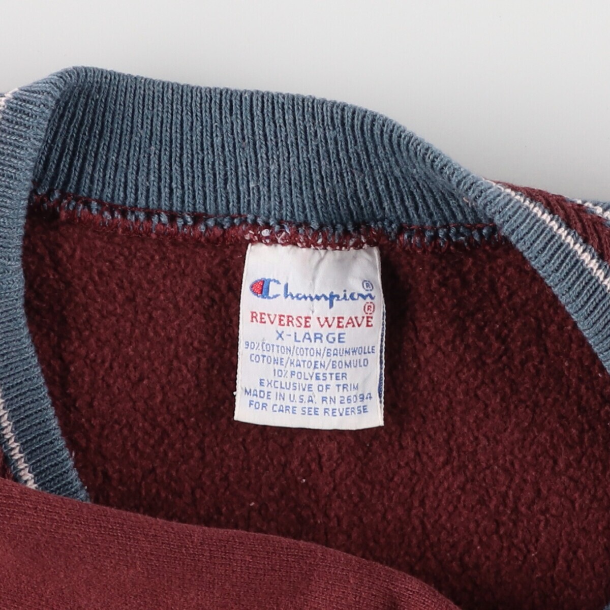 90's Champion トリコタグ reverse weave トリコタグ 90´s CHAMPION REVERSE WEAVE アメリカ製