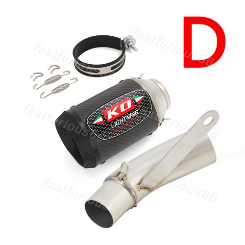 Carbon\Steel Exhaust Muffler Mid Pipe For QJMOTOR QJ800GS-G SRK800RR 2023-2024 - Picture 8 of 14