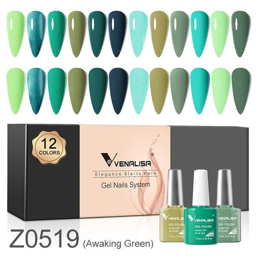 7.5ml 6/12Pcs/Set Gel Nail Polish Set Kit UV LED Nail Art Gel Jelly Varnish Gel - Picture 37 of 56