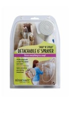 Rinse Ace Snap N Spray Polished Plastic Quick-Connect 1-Setting Shower Head 2.5