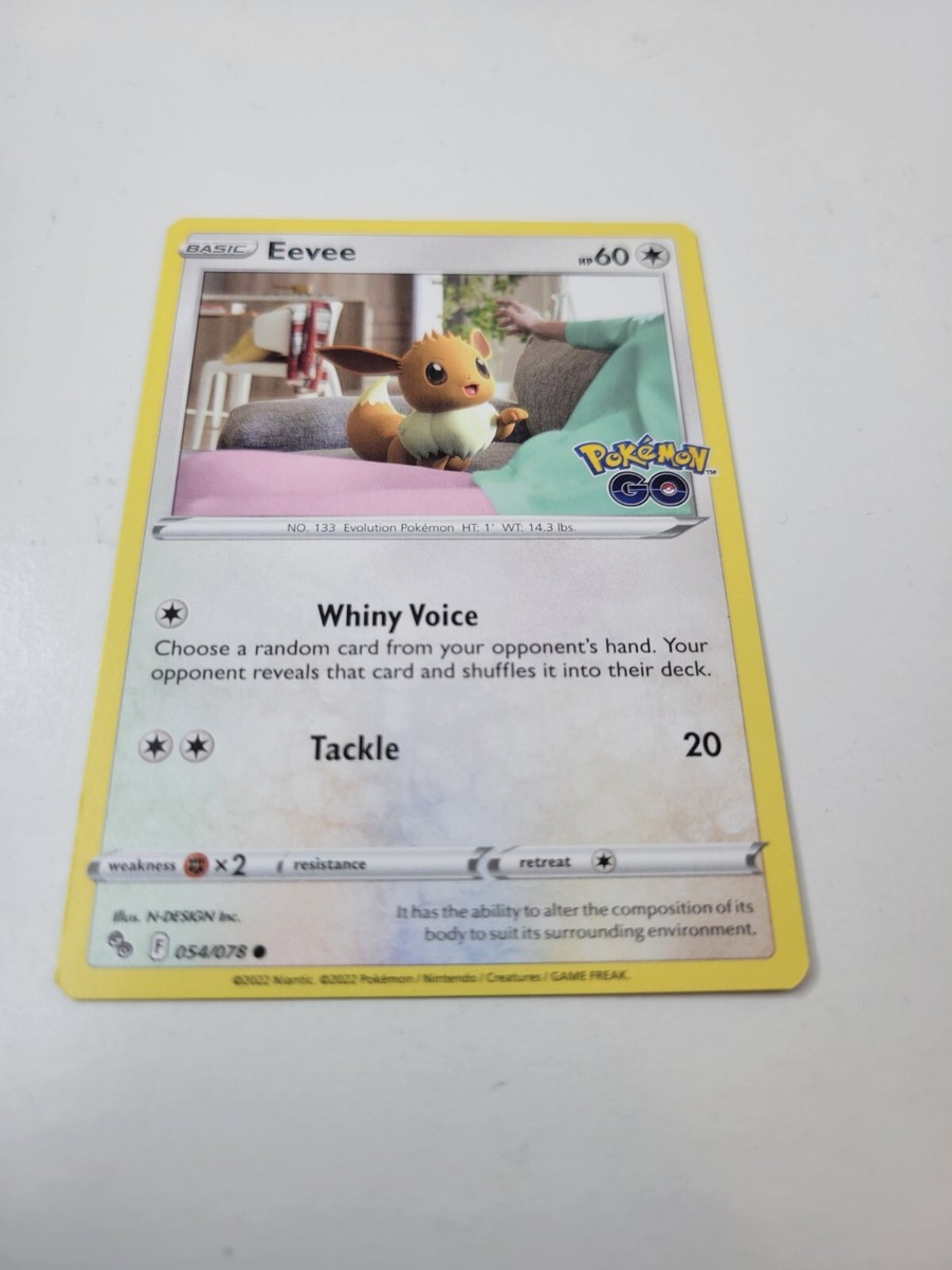 eevee pokemon go card Pokmon TCG The item available is listed in the Title Radiant Eevee K 055/071 S10b