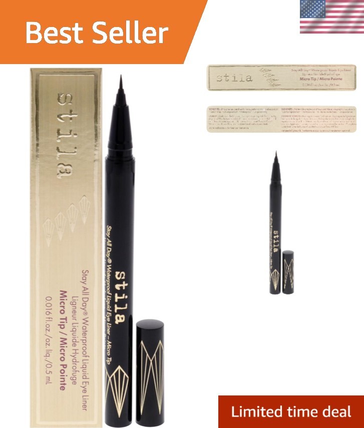 Waterproof Liquid Eye Liner, Stay All Day Makeup with Fine Brush Tip Lasting ...