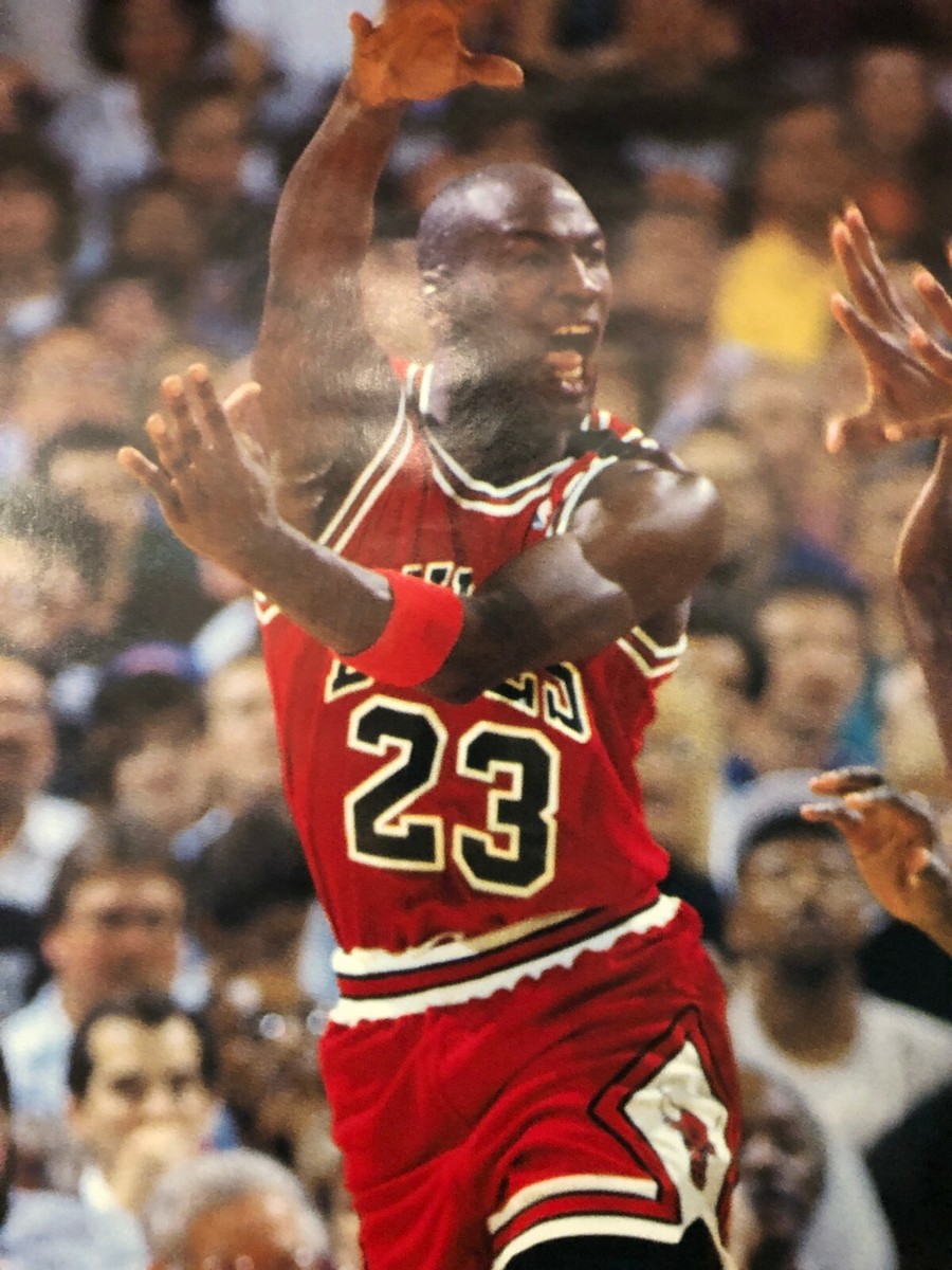 VINTAGE POSTER Michael Jordan Sports Illustrated NBA Chicago