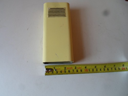 Tira bimetálica alarma contra incendios vintage años 60/70 alimentada por batería crema - Imagen 13 de 13