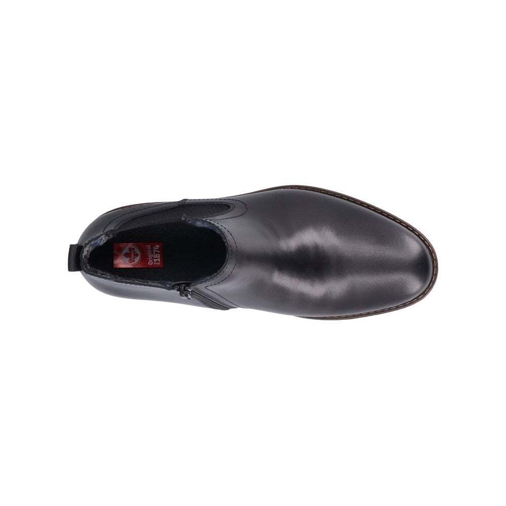 Rieker 1037400 Black Leather Men's Chelsea Boot eBay