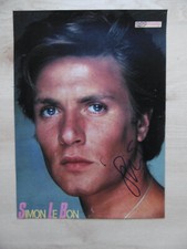 Simon LeBon "Duran Duran" autograph signed A4 magazine image