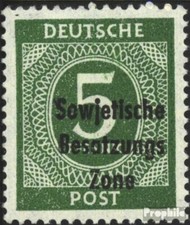 Sowjetische Zone (All.Bes.) 207 gestempelt 1948 SBZ-Aufdruck