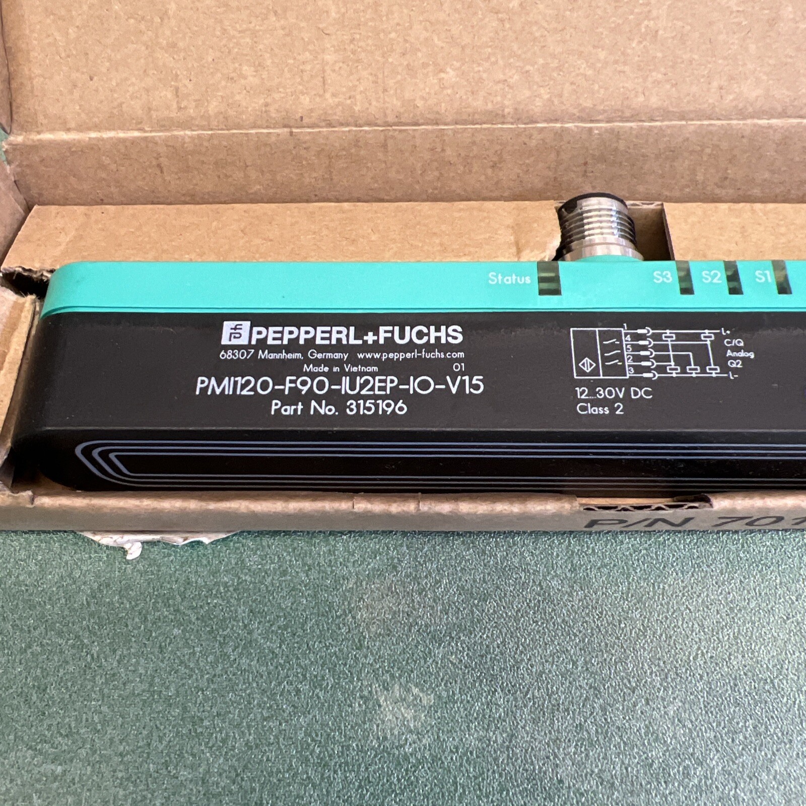 PEPPERL & FUCHS PMI120-F90-IU2EP-IO-V15 Inductive Proximity Position 315196