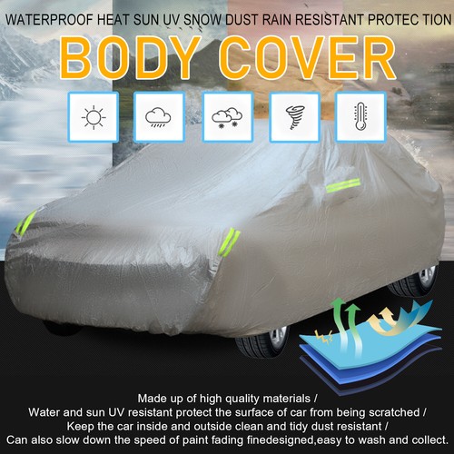 For Ford Mustang GT Full Car Cover Outdoor Waterproof Sun Rain UV Protection - Picture 7 of 11