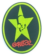 Gorillaz Metal Rock Band Sew Iron On Embroidered Patch 086"
