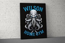 Personalized Gym Canvas Wall Art  Motivational Inspiration