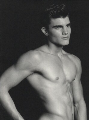 1999 Bruce Weber Nude Male Model Peter Johnson Shirtless Art Photo