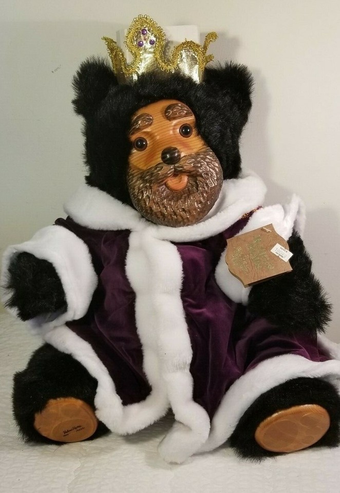 1990 THE ROYAL COURT COLLECTION RAIKES BEARS KING & QUEEN Box, Tag