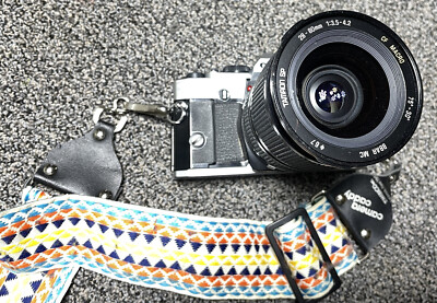 Olympus omG Camera with a Tamron SP 28-80mm 1:3.5-4.2, Macro Lens, Strap & Bag