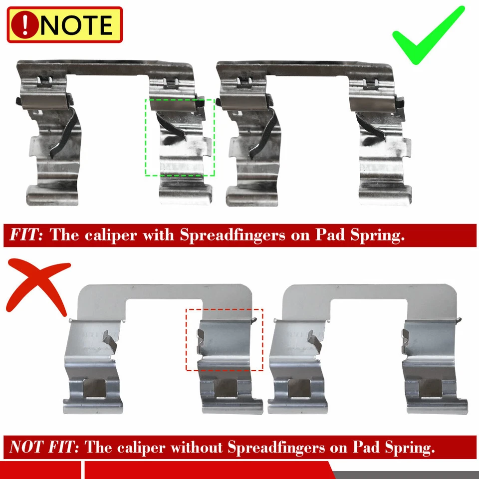 2 件制动卡钳带支架前适用于雪佛兰索罗德 1500 GMC Sierra 凯迪拉克 — 第 2/4 张图片