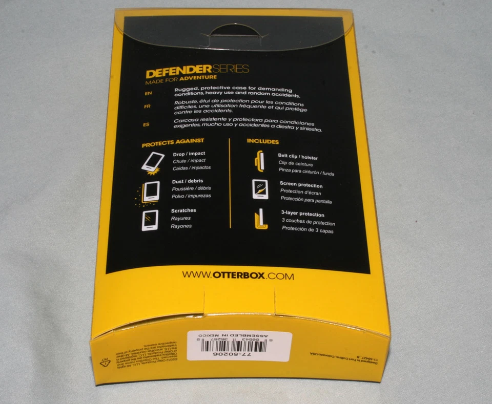 Nuovo Case Defender Otter Box OtterBox Per iPhone 6 Nero Con Clip OEM - Immagine 4 di 4