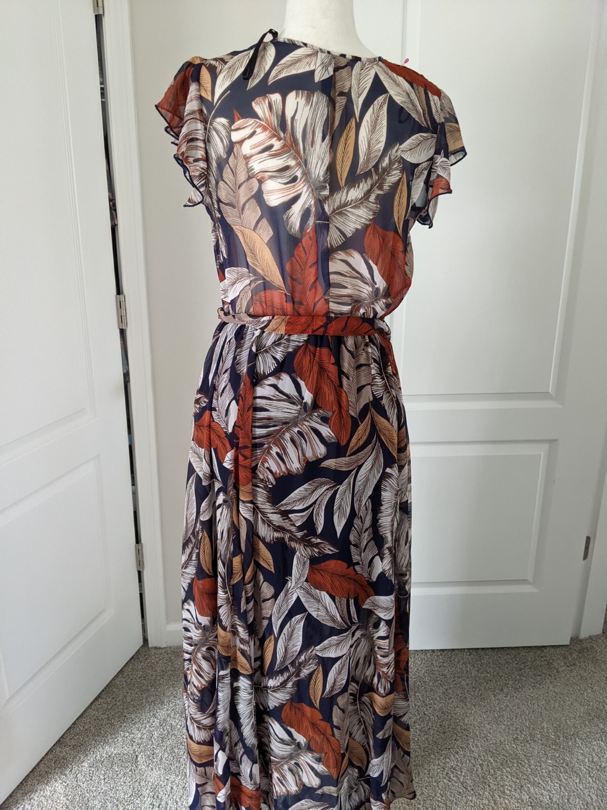 Kate and Lily Dress floral, mini Sleeve Casual Dresses for Women Maxi size 8 image 7