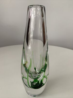 Kosta 46680 VICKE LINDSTRAND Sweden 花瓶 Vicke Lindstrand for Kosta, Sweden, Clear glass vase with internal