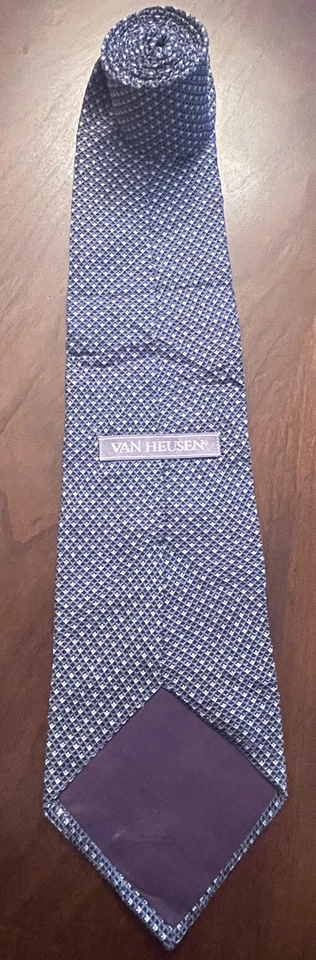 Van Heusen синий, 100% шелк мужской галстук L58 «W4» - Изображение 2 из 4